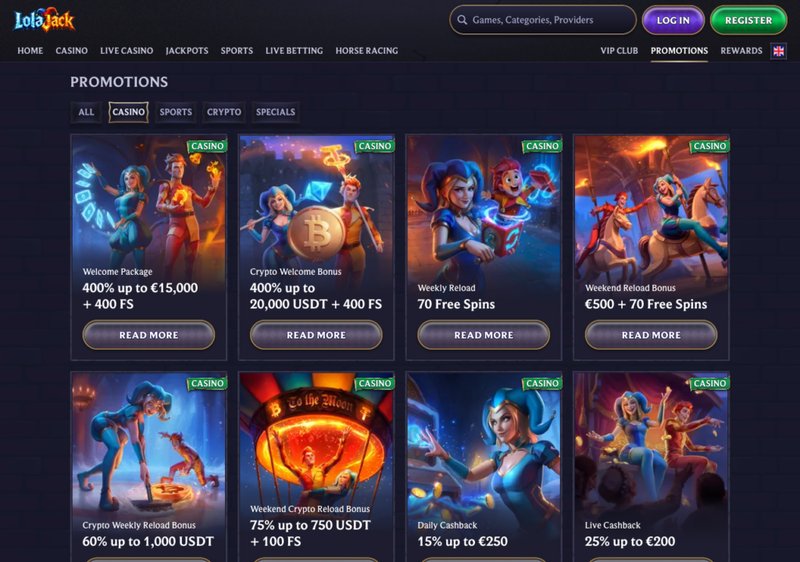 United Kingdom - lolajack bonus